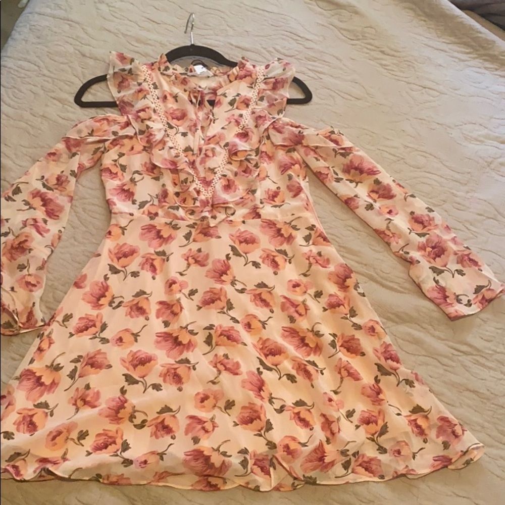 Love Riche Floral tiered dress